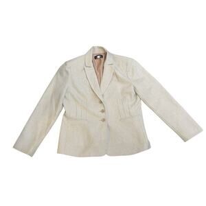 Giorgio Sant Angelo Button Blazer Size 8P Vintage Career Office Professional